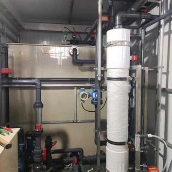 Impianto di trattamento delle acque containerizzato